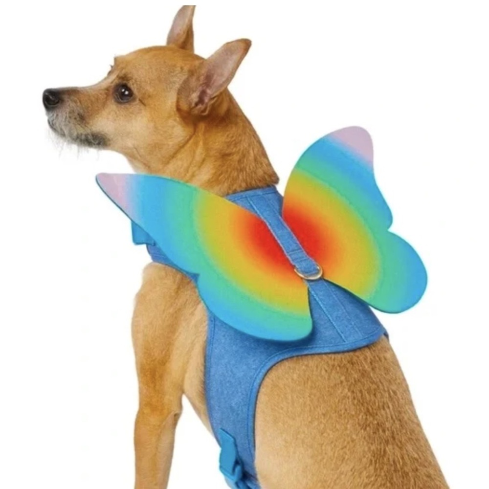 Butterfly XS Dog Harness Costume NWT